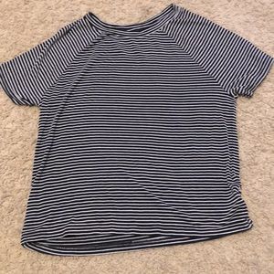 Black and white striped shirt
